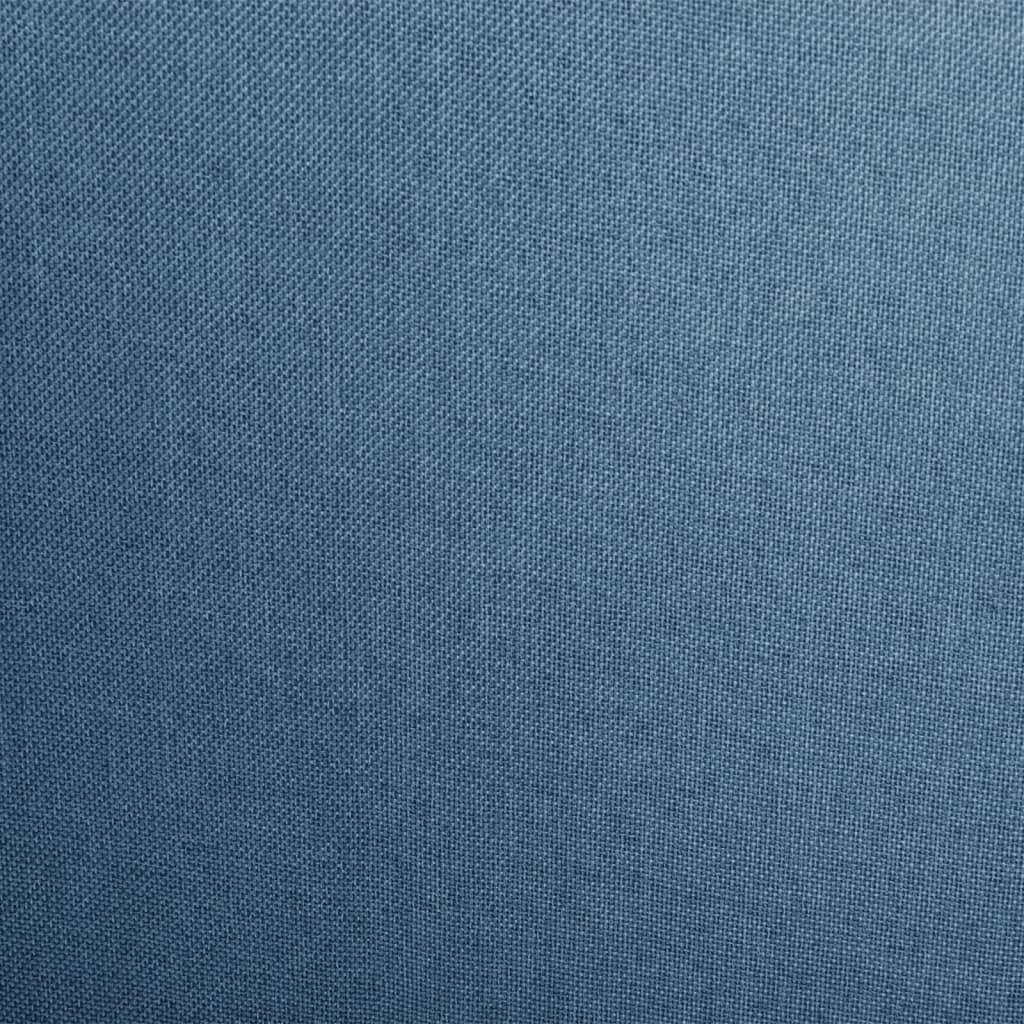 Esszimmerstühle 4 Stk. Blau Stoff