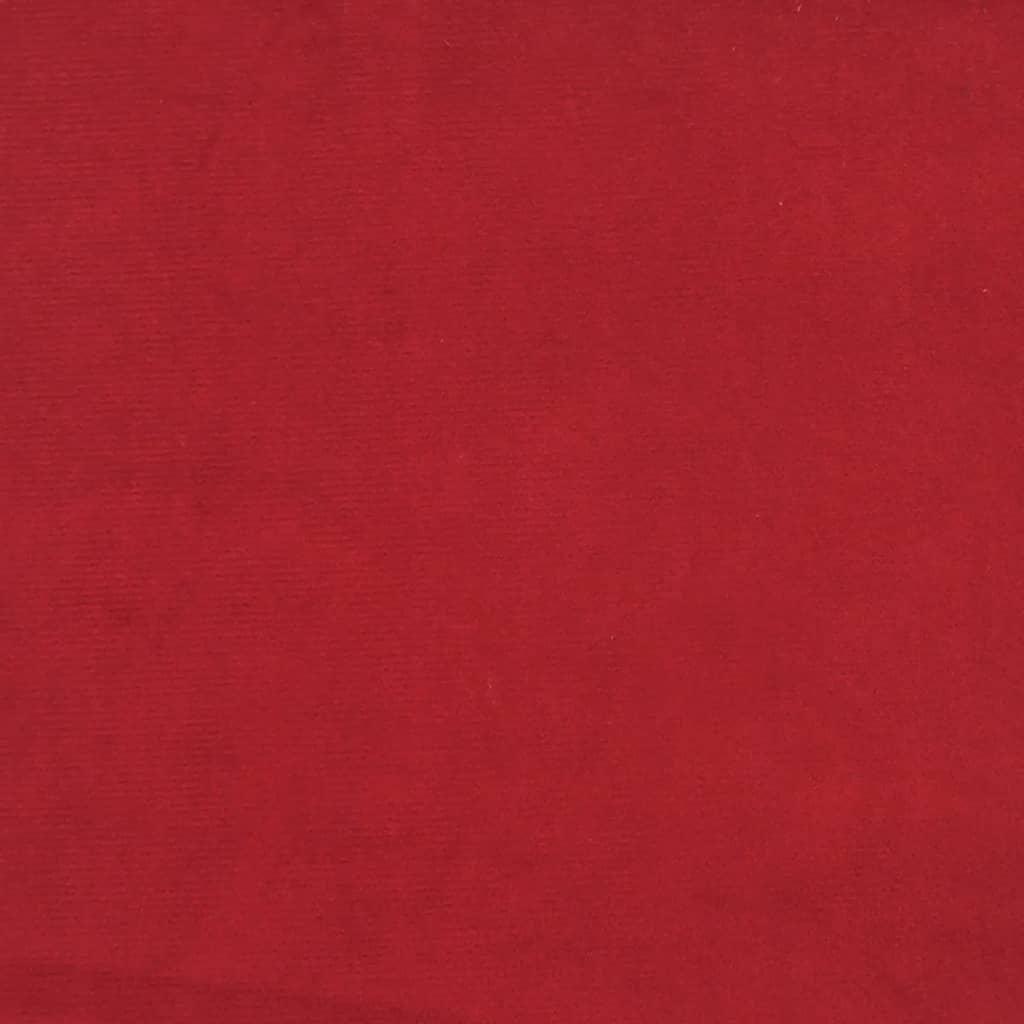 Esszimmerstühle 4 Stk. Weinrot Samt