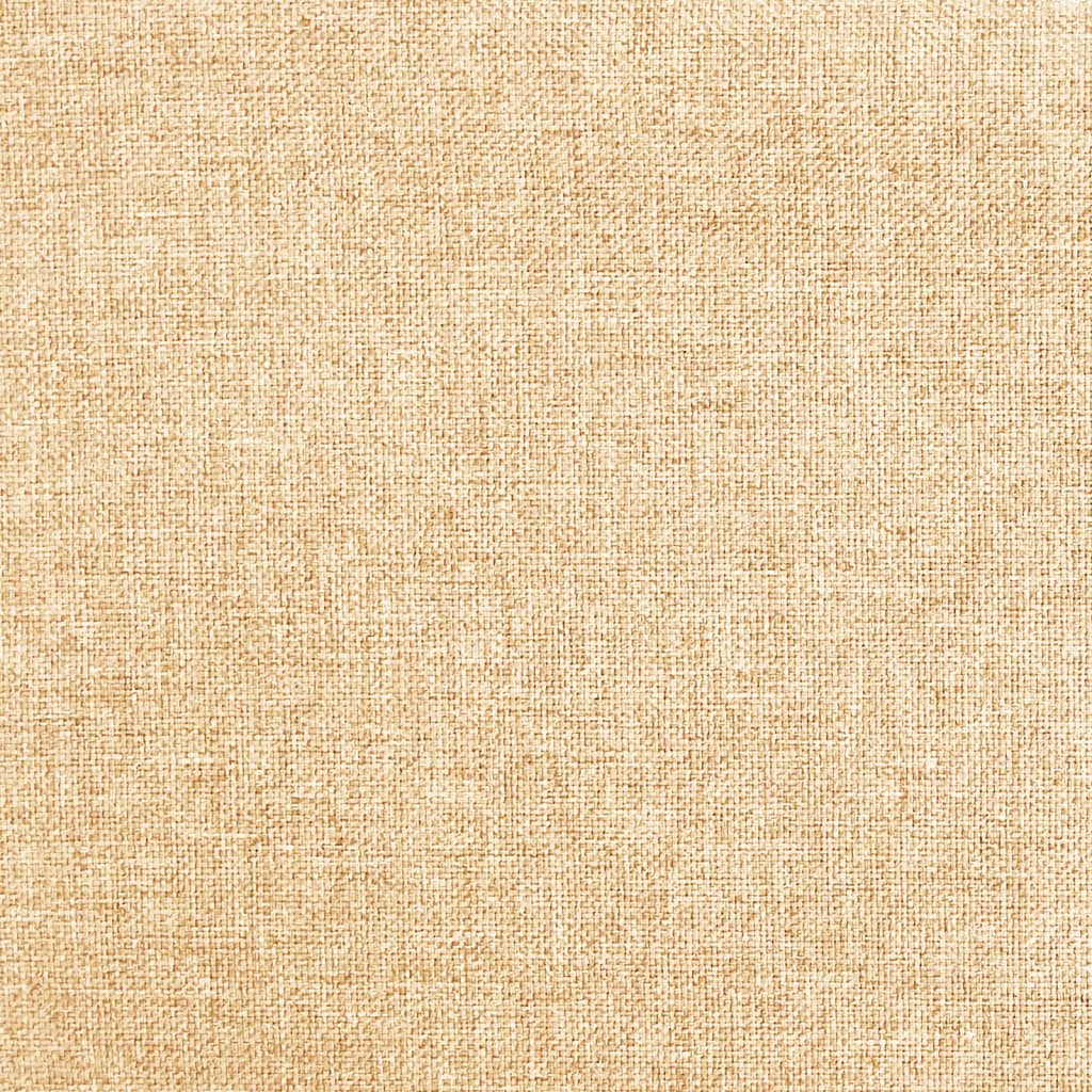 Bürostuhl Drehbar Creme Stoff