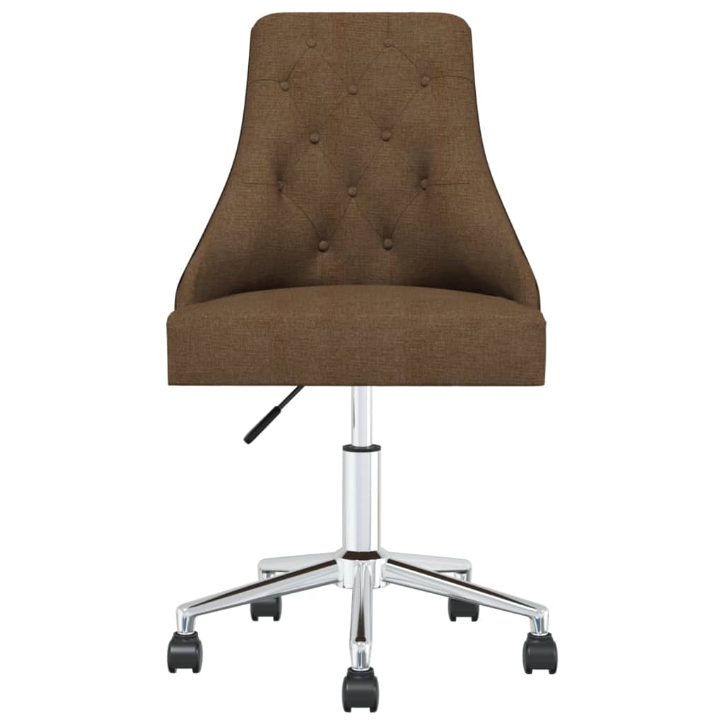Bürostuhl Drehbar Braun Stoff