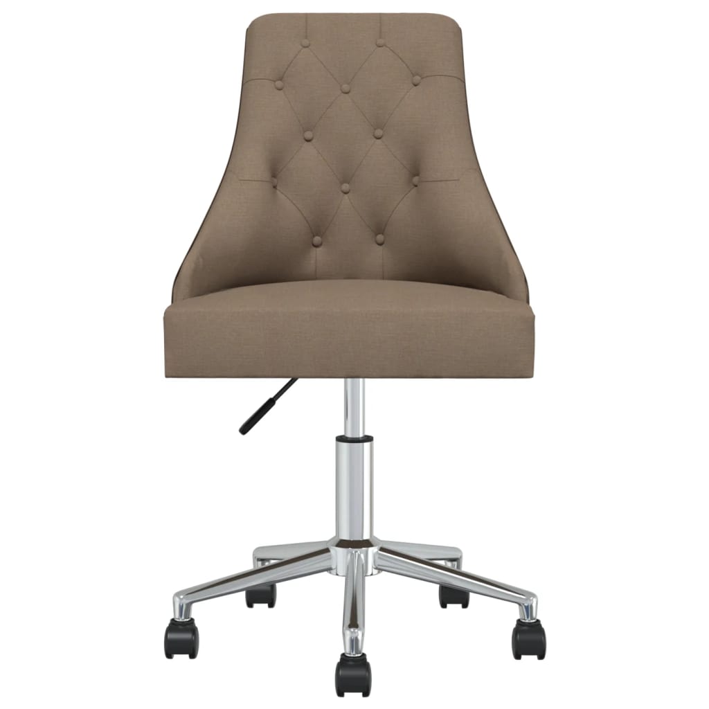 Bürostuhl Drehbar Taupe Stoff