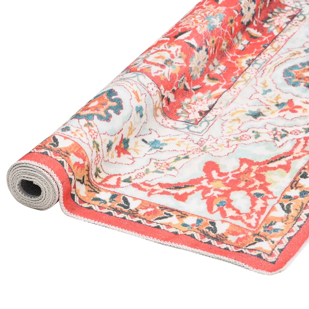 Teppich Bedruckt Waschbar Faltbar Bunt 120x170 cm Polyester