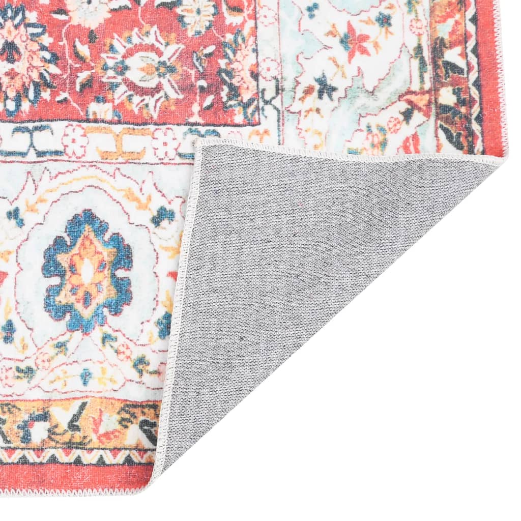 Teppich Bedruckt Waschbar Faltbar Bunt 140x200 cm Polyester