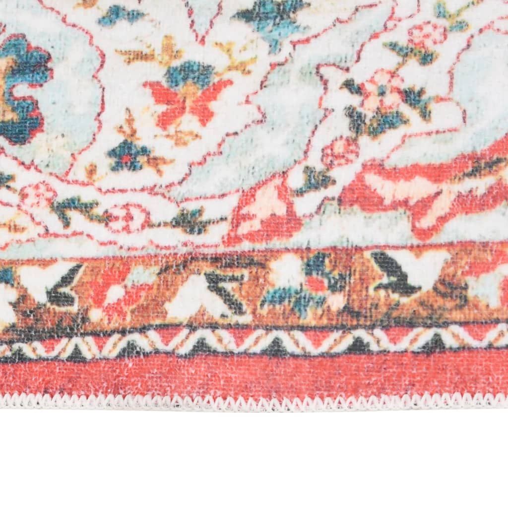 Teppich Bedruckt Waschbar Faltbar Bunt 140x200 cm Polyester