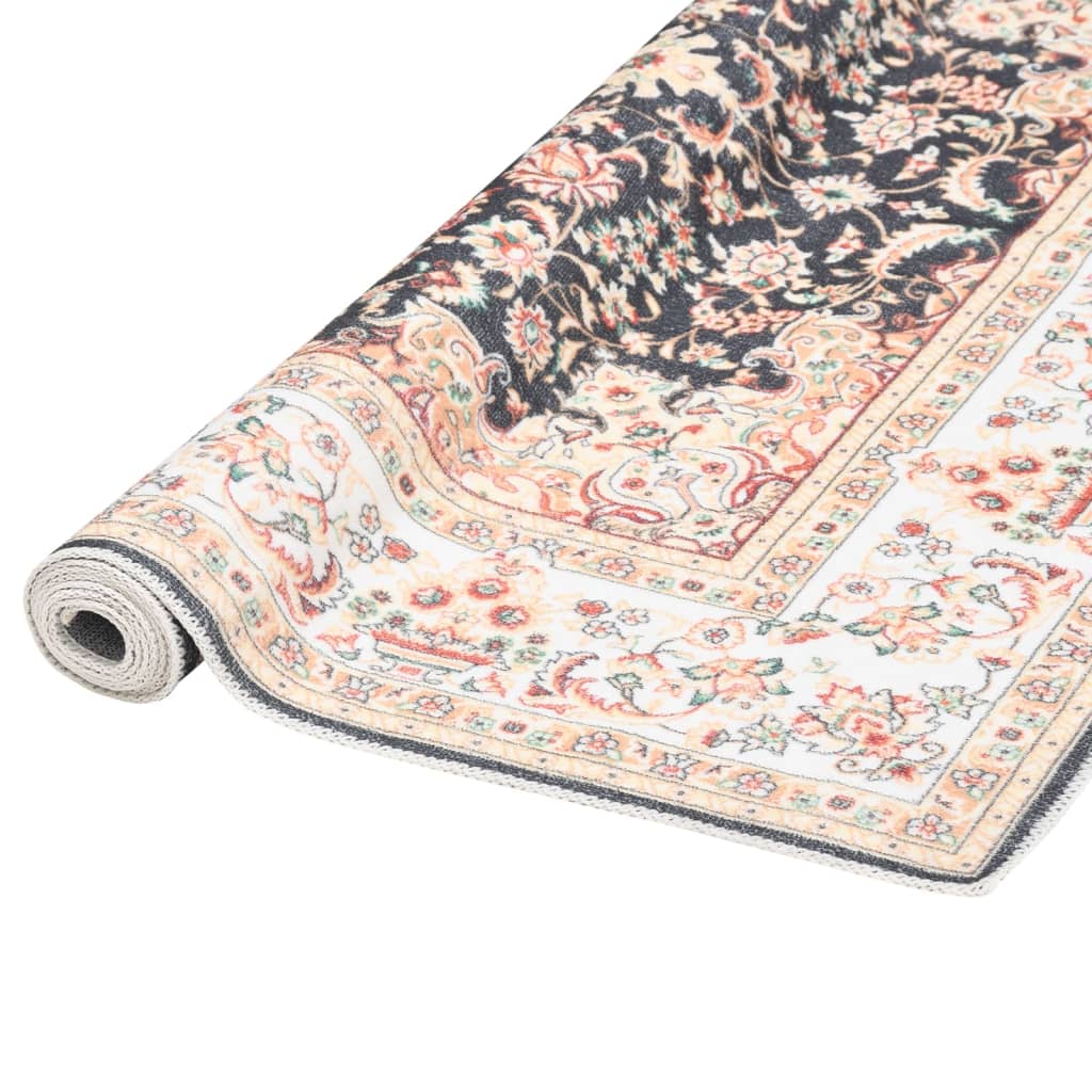 Teppich Bedruckt Waschbar Faltbar Bunt 160x230 cm Polyester