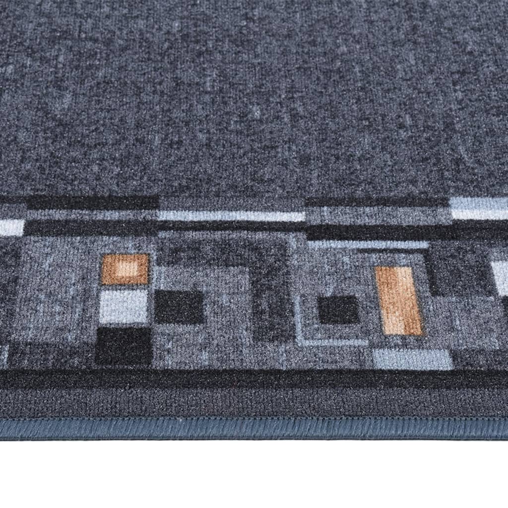 Teppichläufer Anthrazit 67x250 cm Rutschfest