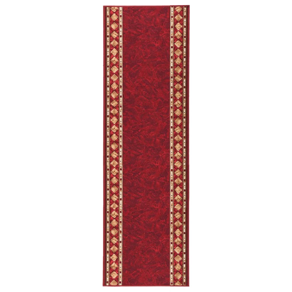 Teppichläufer Rot 67x250 cm Rutschfest