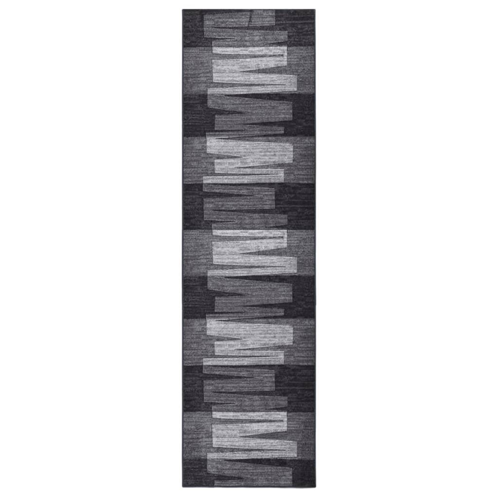 Teppichläufer Anthrazit 67x250 cm Rutschfest