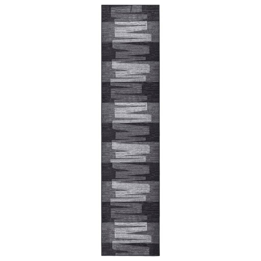 Teppichläufer Anthrazit 67x300 cm Rutschfest