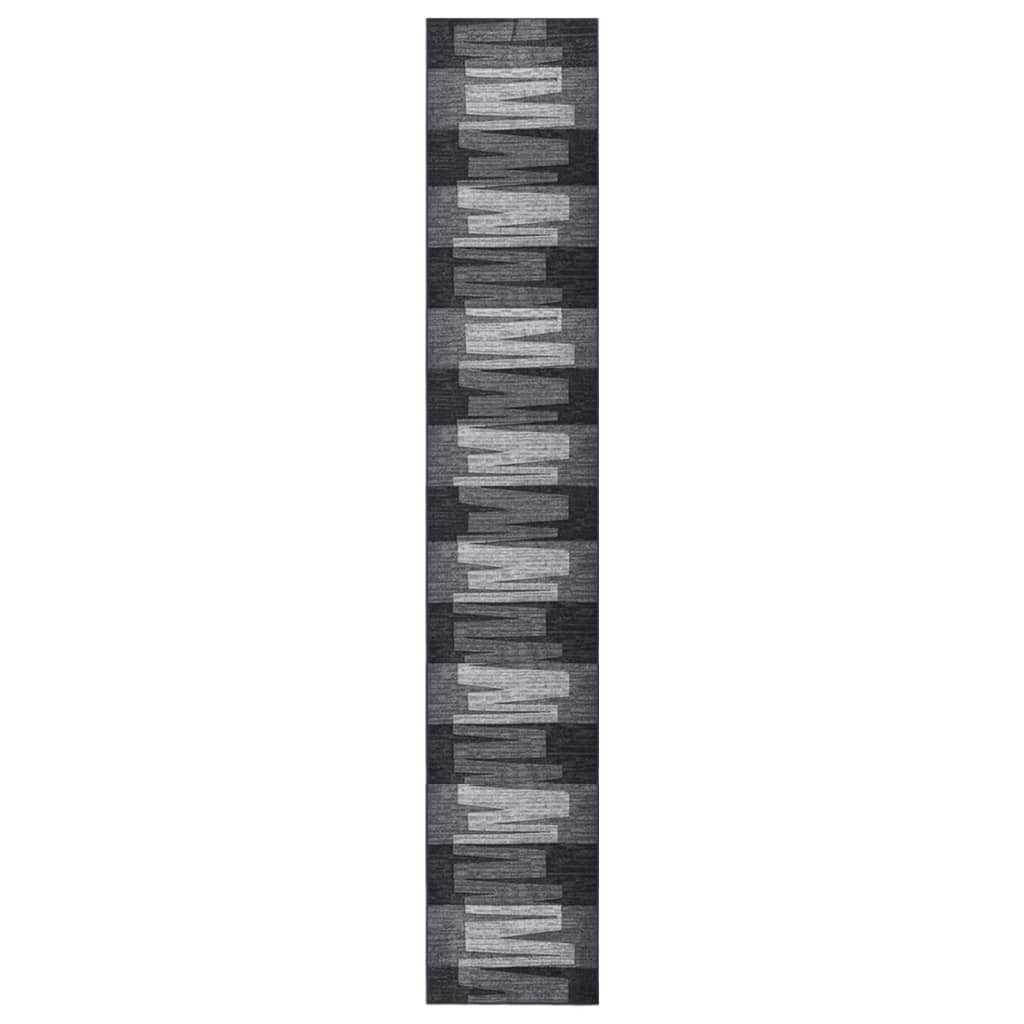 Teppichläufer Anthrazit 67x400 cm Rutschfest