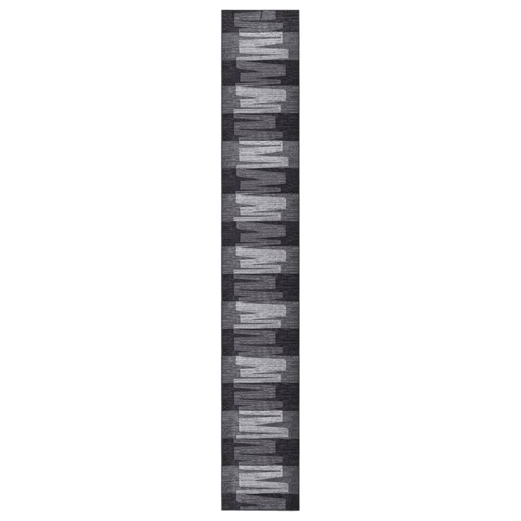 Teppichläufer Anthrazit 67x450 cm Rutschfest