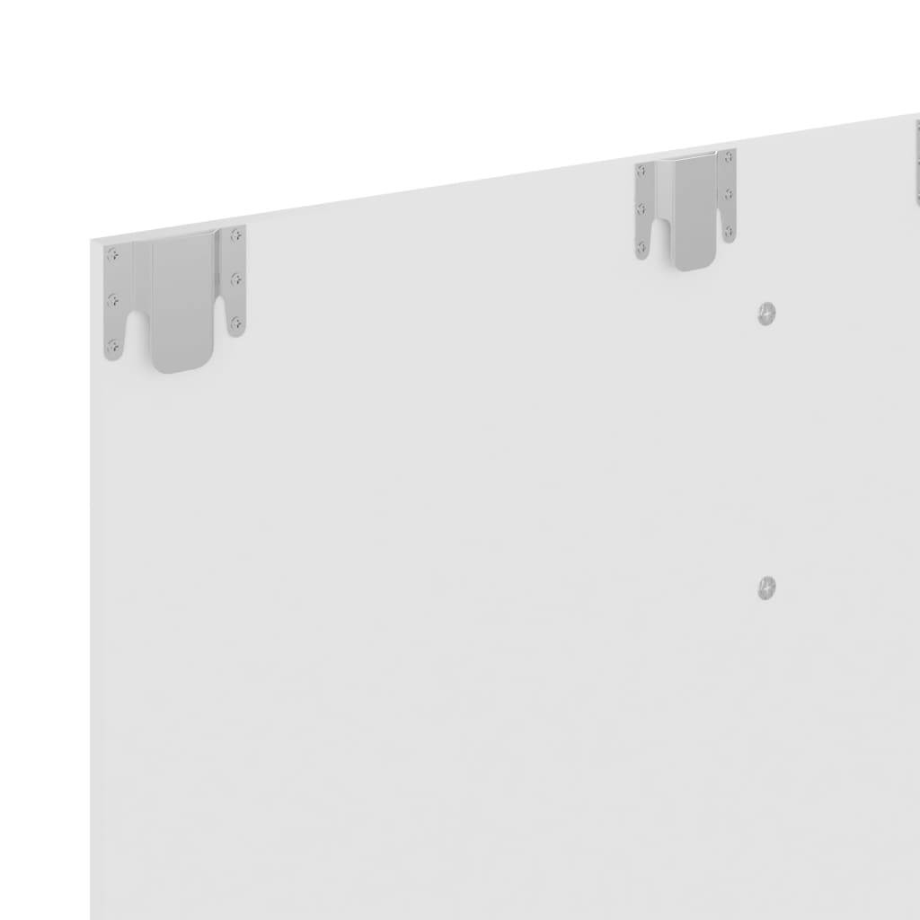 Meuble TV mural blanc 120x23,5x90 cm en matériau à base de bois
