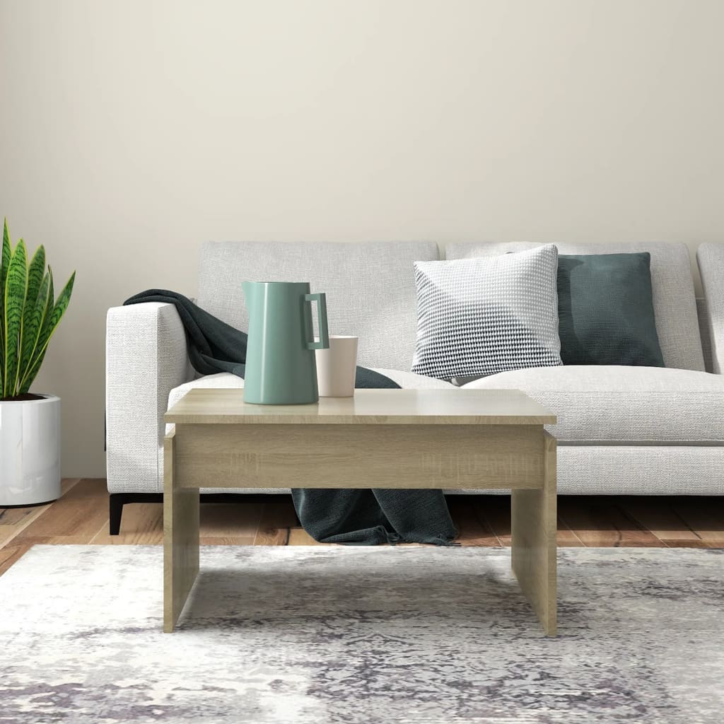 Coffee table Sonoma oak 68x50x38 cm wood material