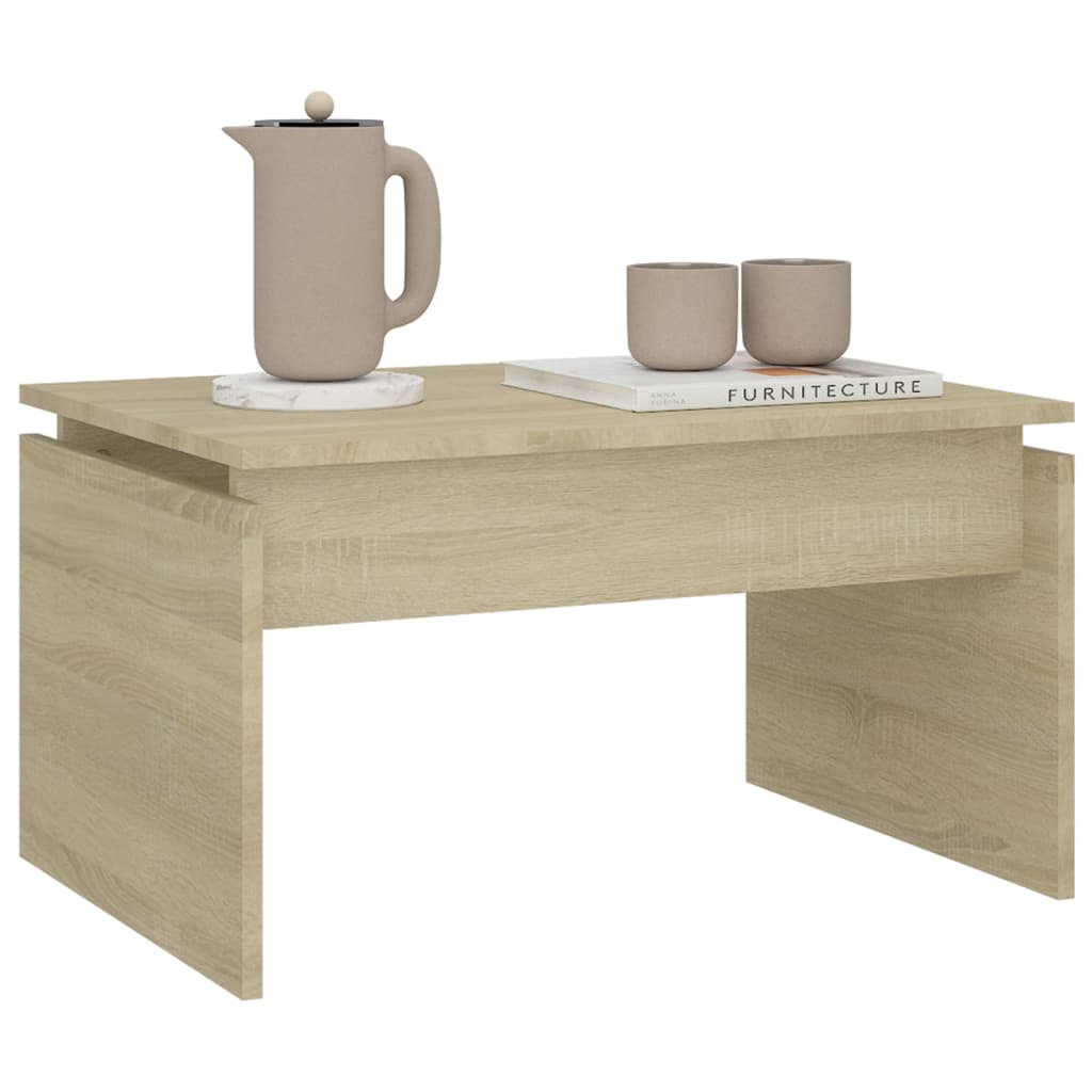 Coffee table Sonoma oak 68x50x38 cm wood material