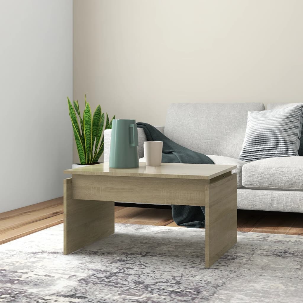 Coffee table Sonoma oak 68x50x38 cm wood material