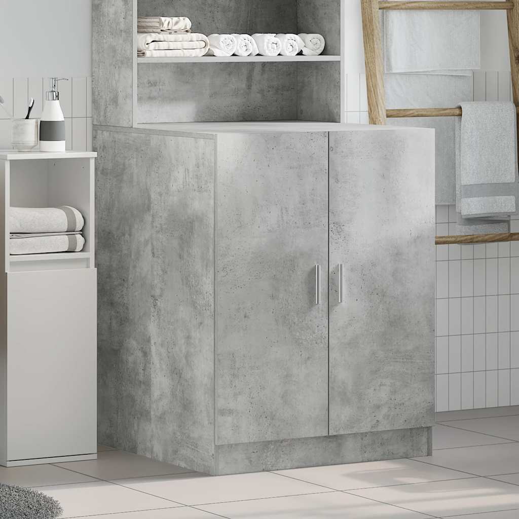 Waschmaschinenschrank Betongrau 71x71,5x91,5 cm