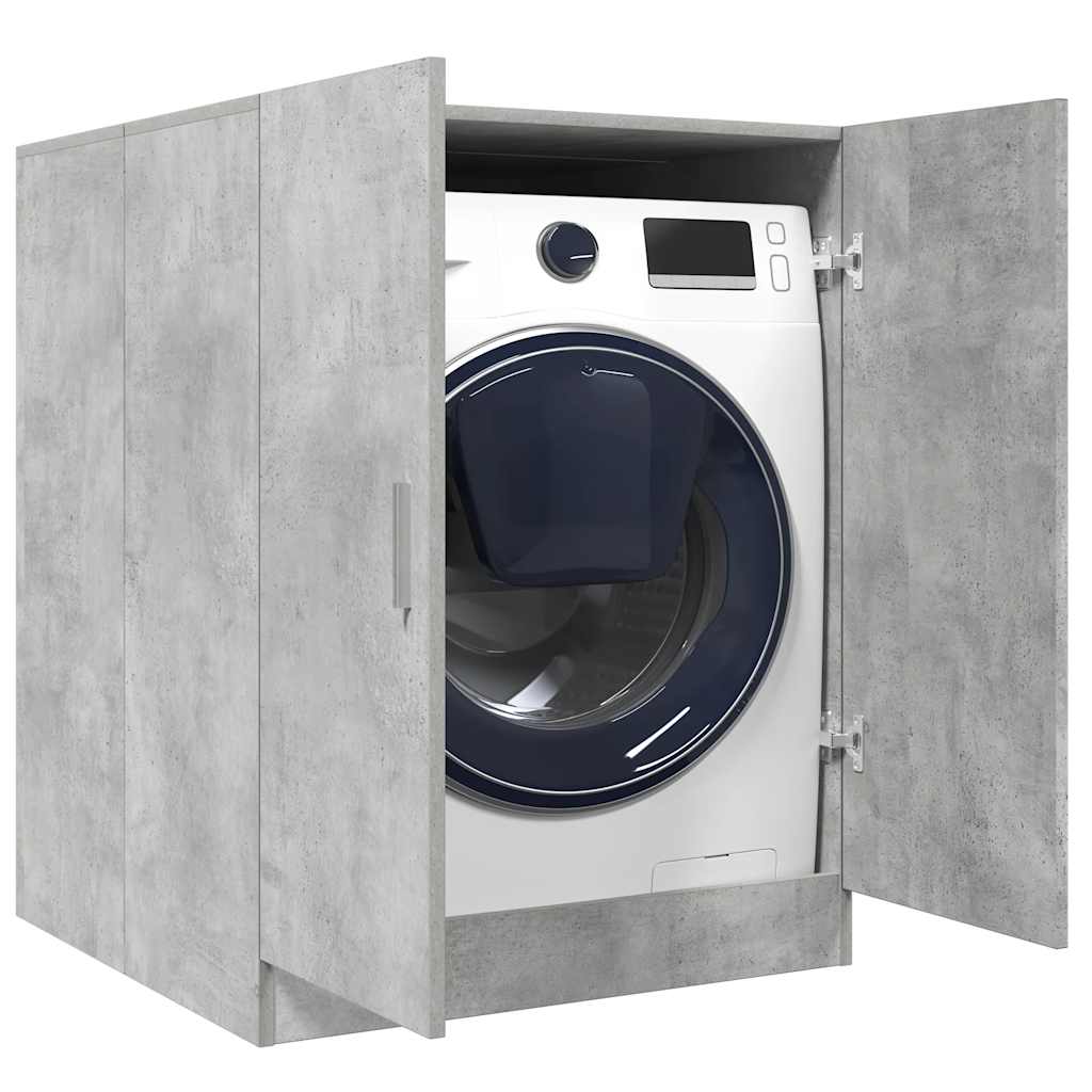 Waschmaschinenschrank Betongrau 71x71,5x91,5 cm
