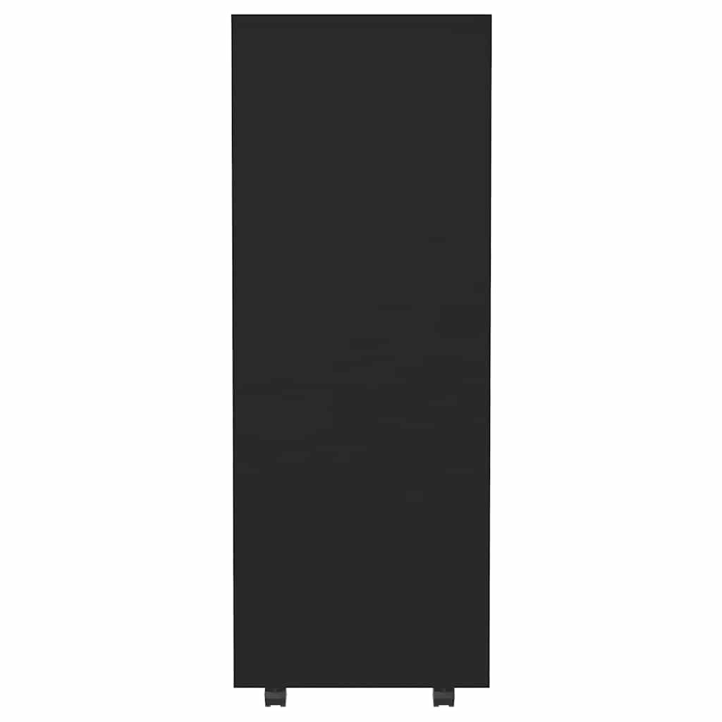 Kleiderschrank Schwarz 80x40x110 cm Holzwerkstoff