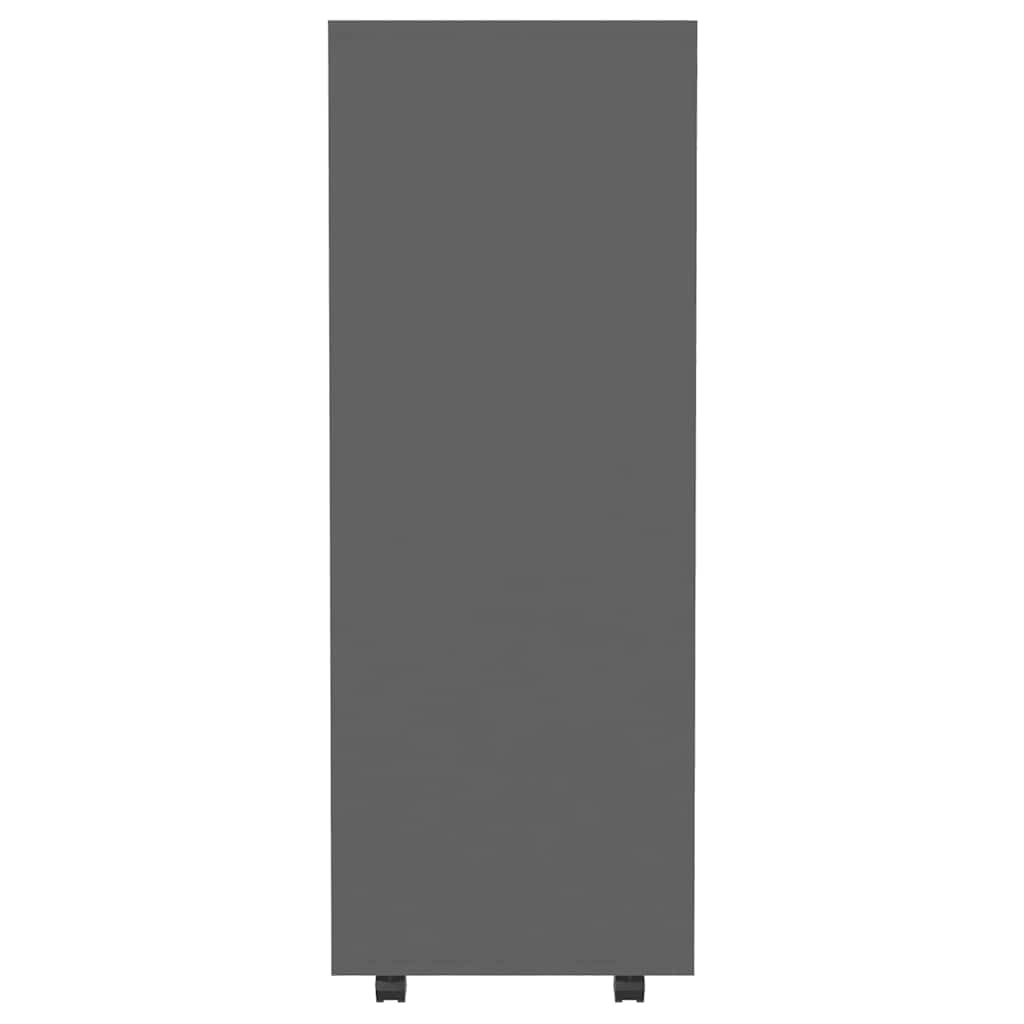 Kleiderschrank Grau 80x40x110 cm Holzwerkstoff
