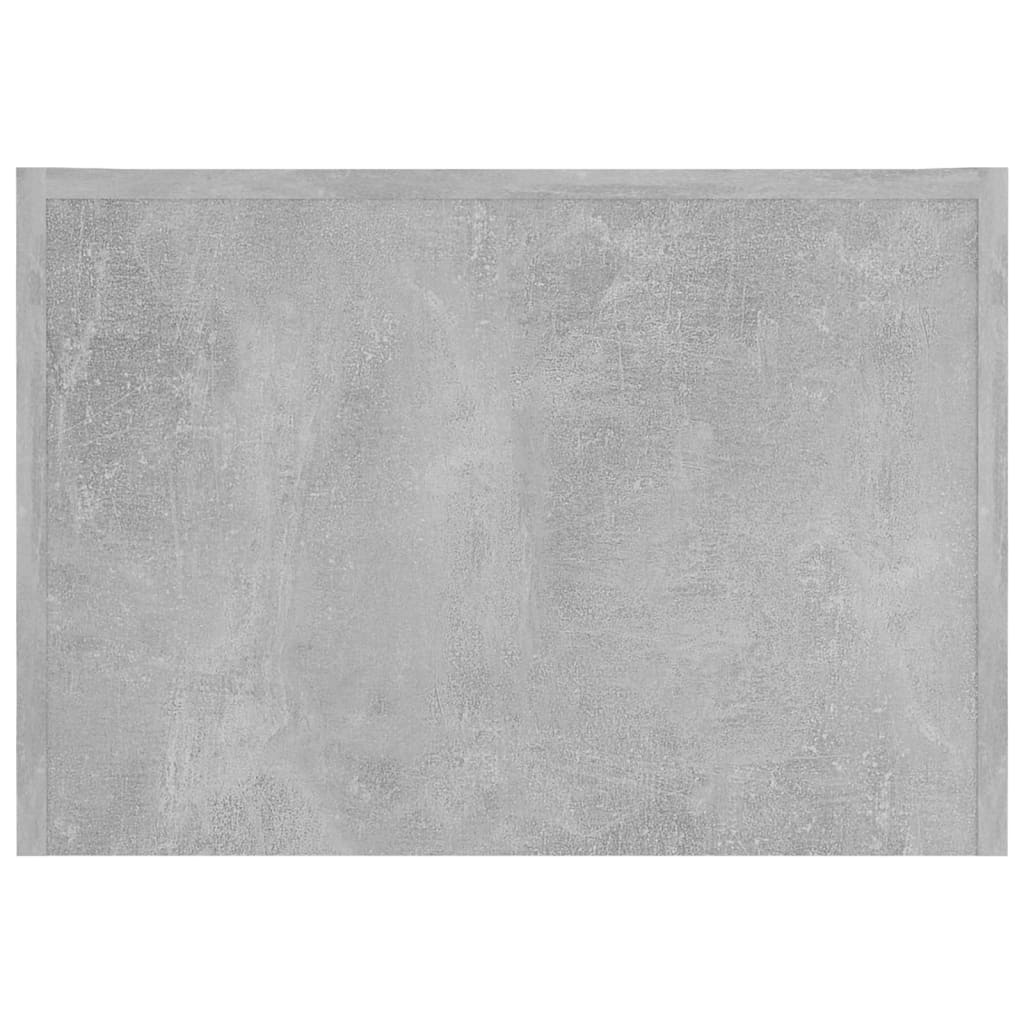 Table basse gris béton 50x50x35 cm en bois