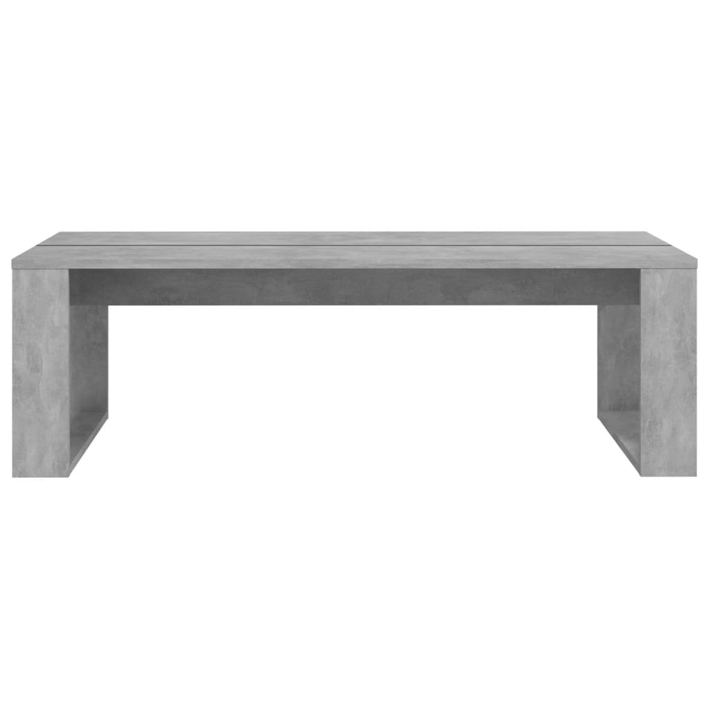 Couchtisch Betongrau 110x50x35 cm Holzwerkstoff