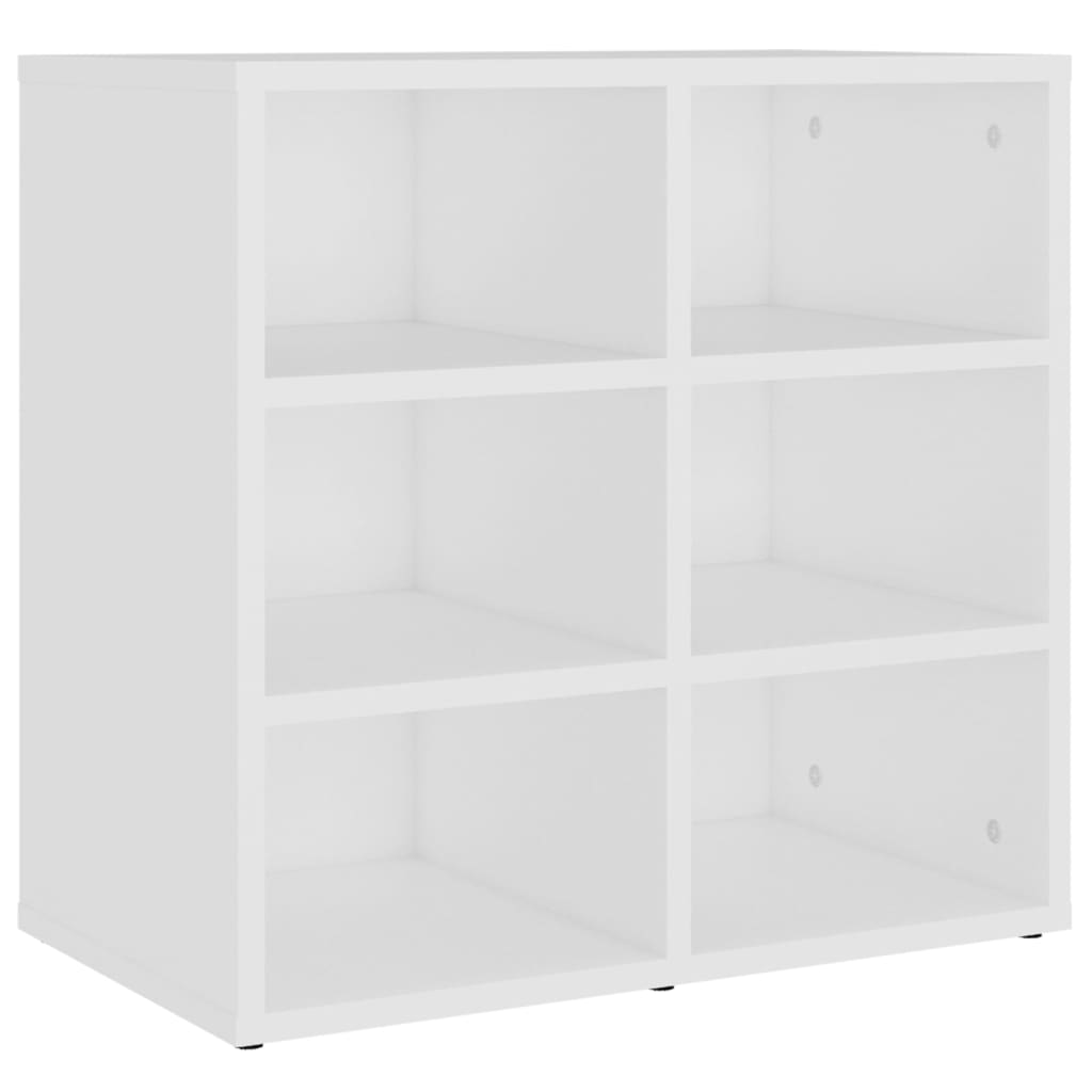 Étagères à chaussures 2 pcs. Blanc 52,5x30x50 cm