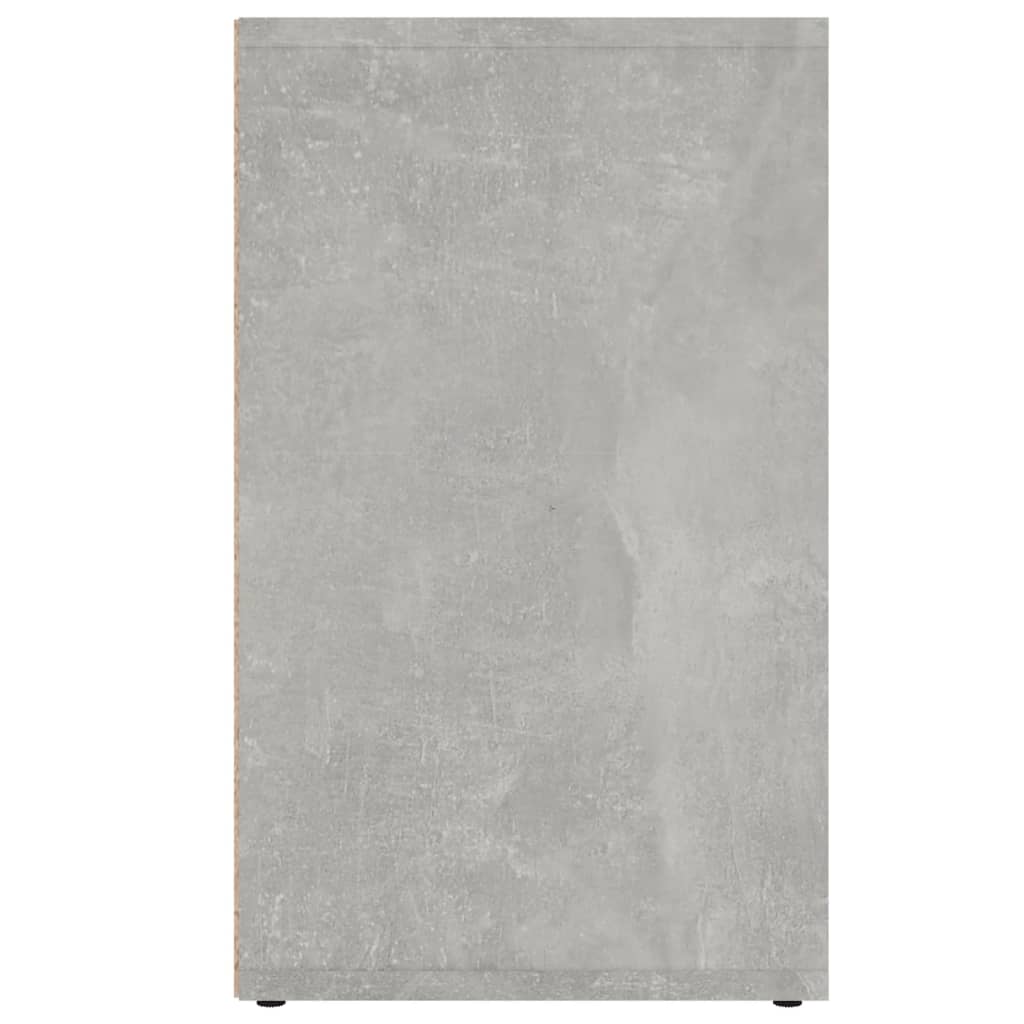 Étagère à chaussures gris béton 52,5x30x50 cm