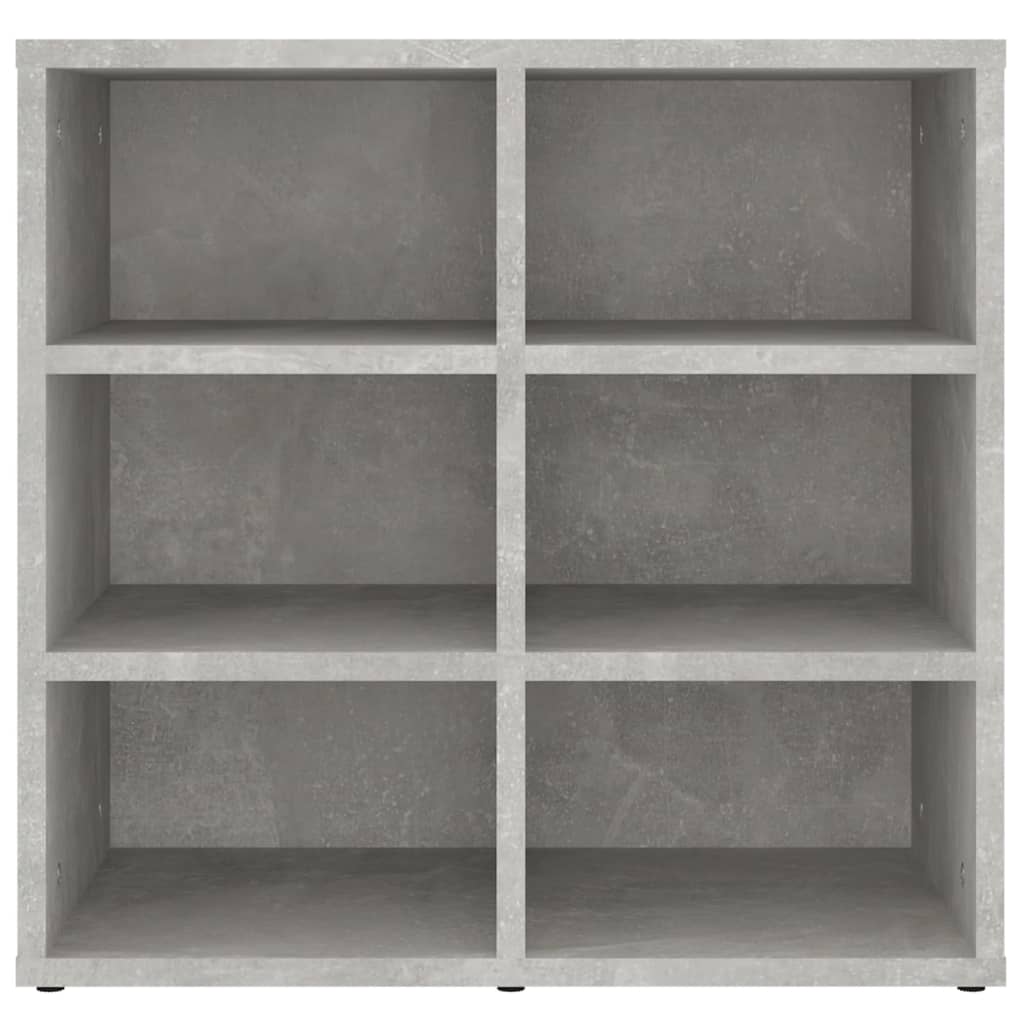Étagères à chaussures 2 pcs. béton gris 52,5x30x50 cm