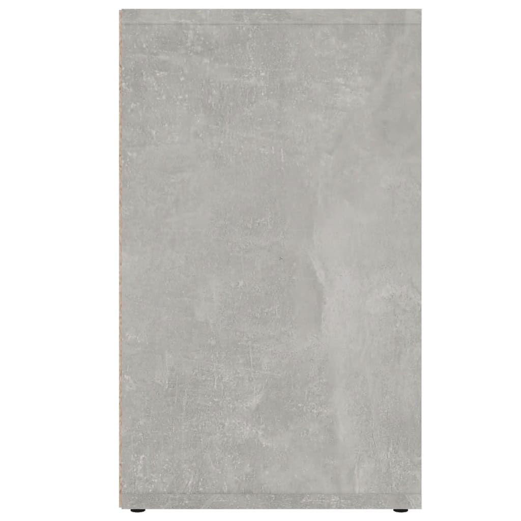 Étagères à chaussures 2 pcs. béton gris 52,5x30x50 cm
