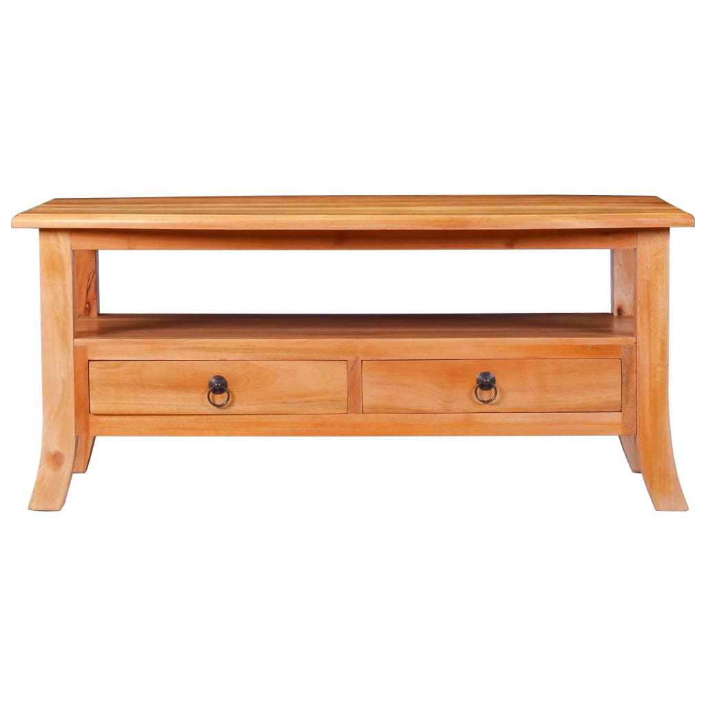 Couchtisch 90x50x40 cm Massivholz Mahagoni