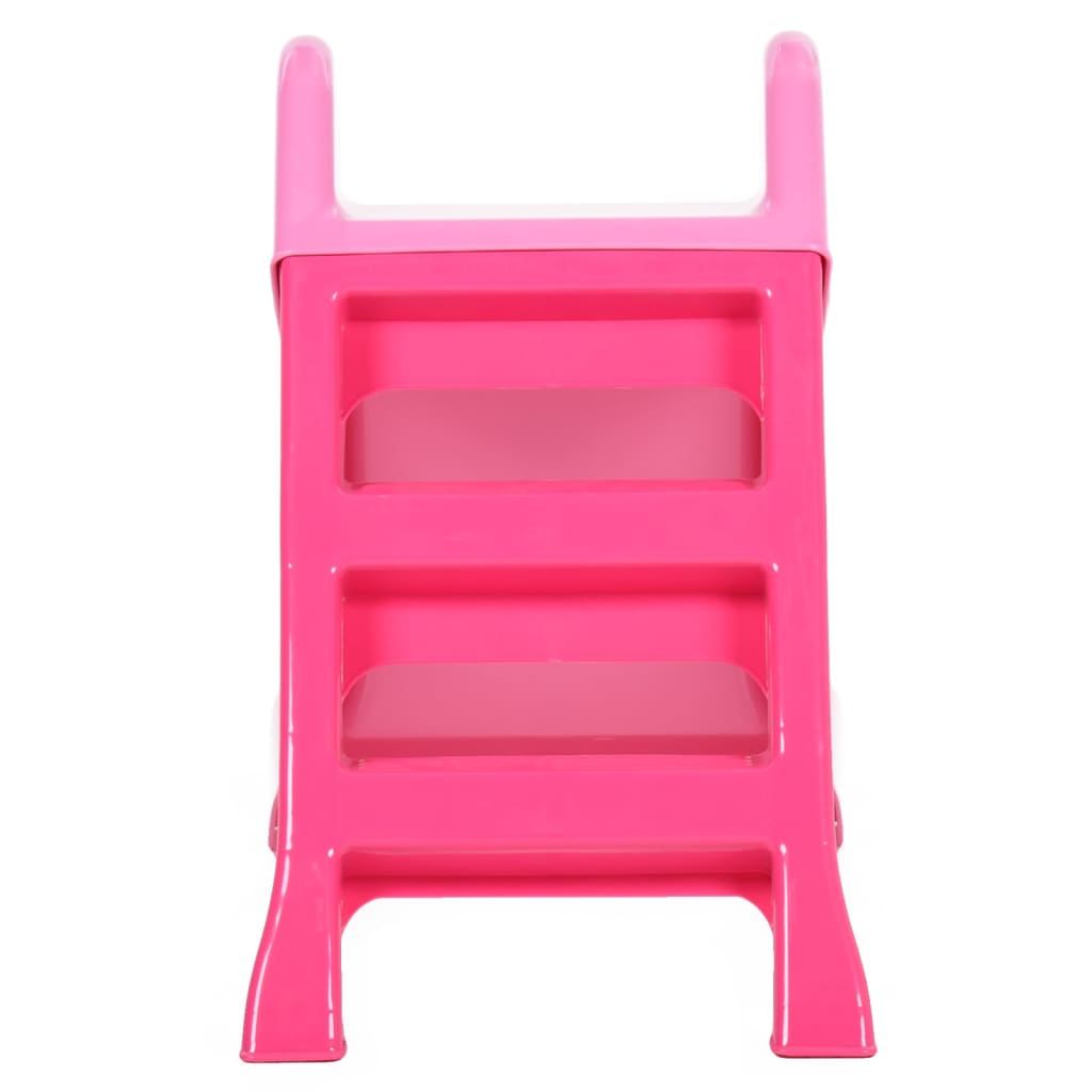 Rutsche für Kinder faltbar Rosa 111 cm