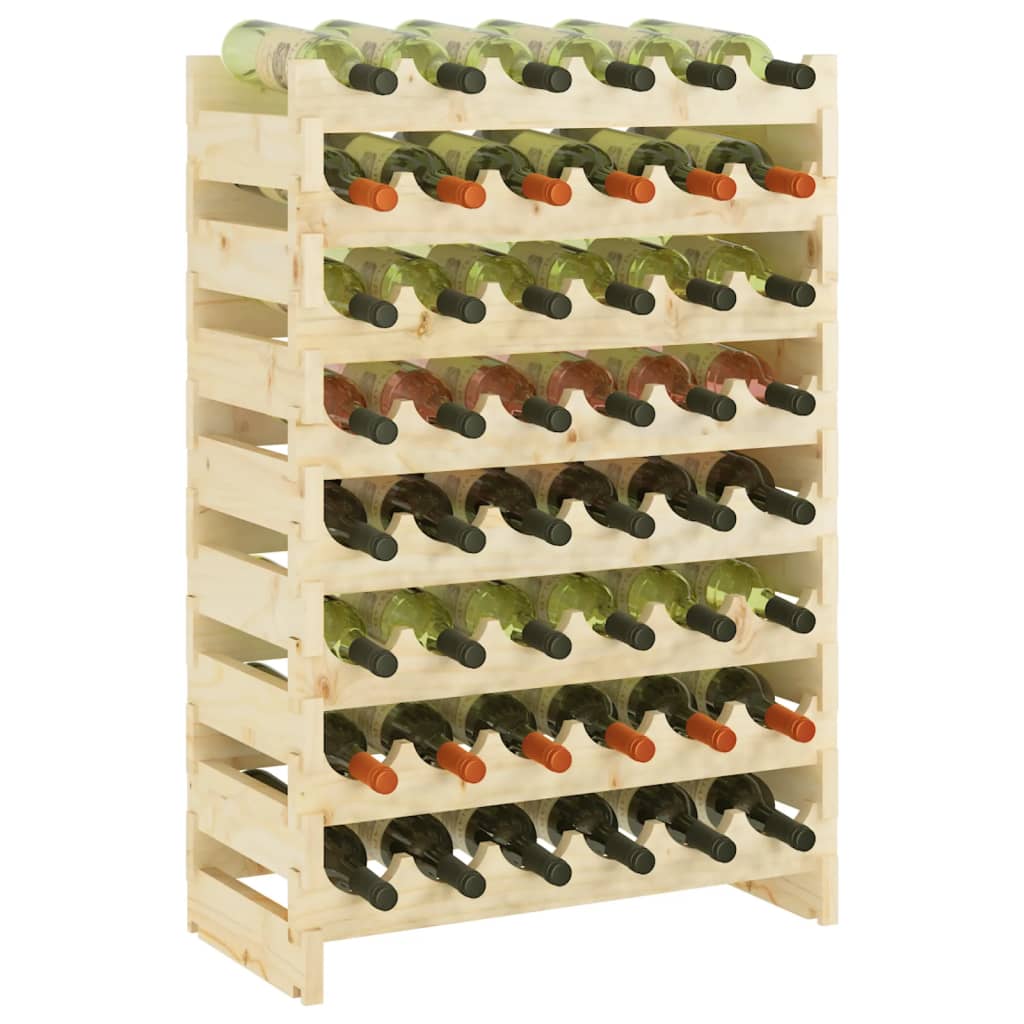 Weinregal 65x29x90 cm Massivholz Kiefer