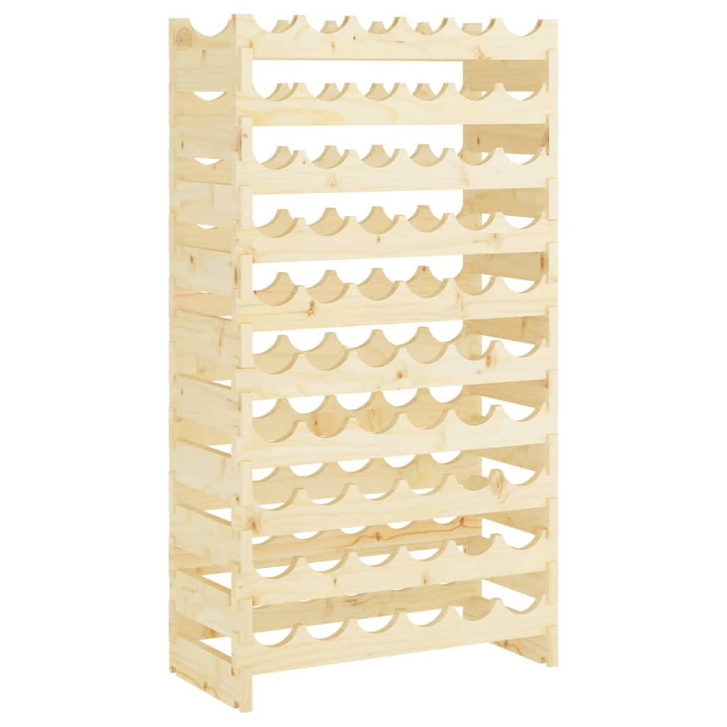 Weinregal 65x29x112 cm Massivholz Kiefer