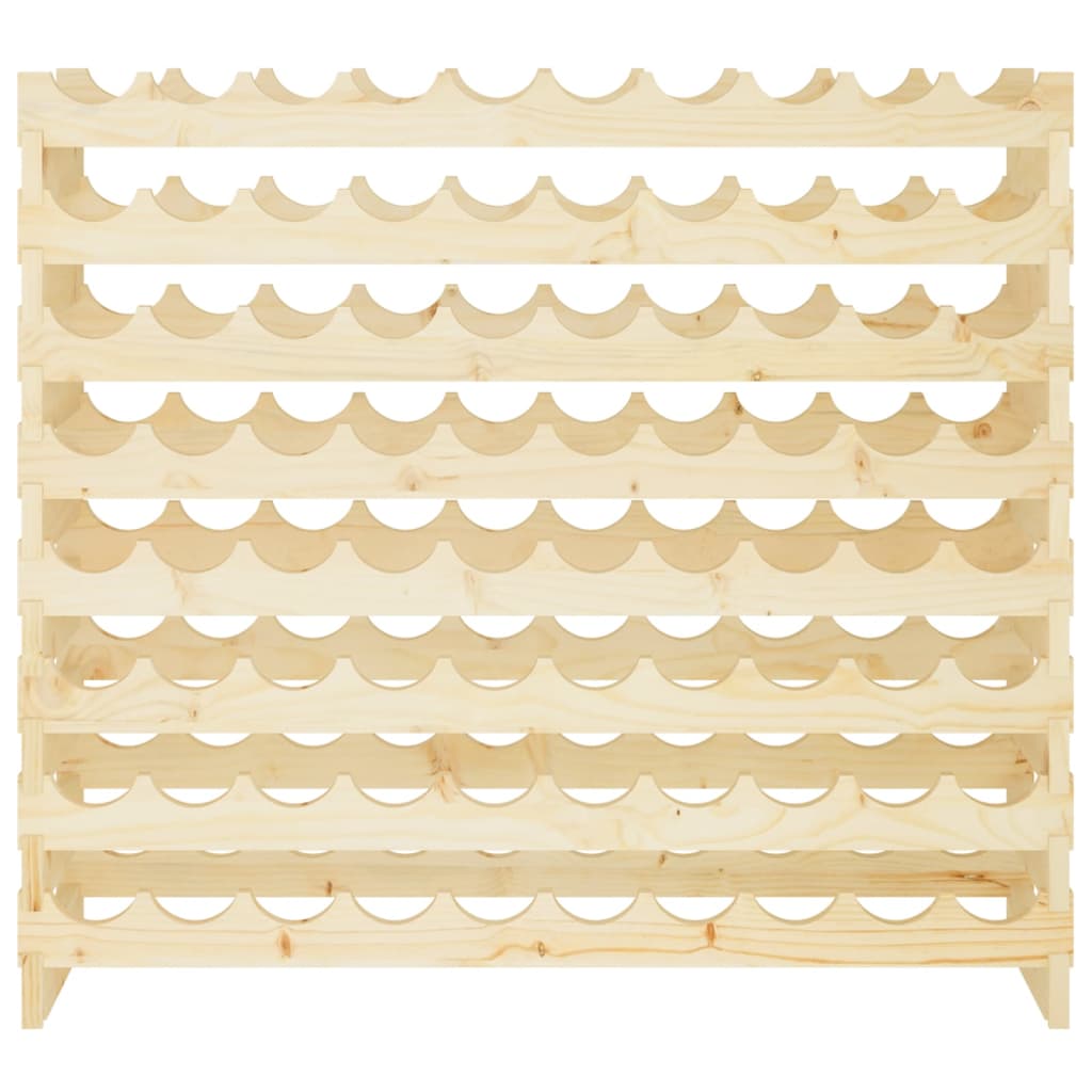 Weinregal 101x29x90 cm Massivholz Kiefer