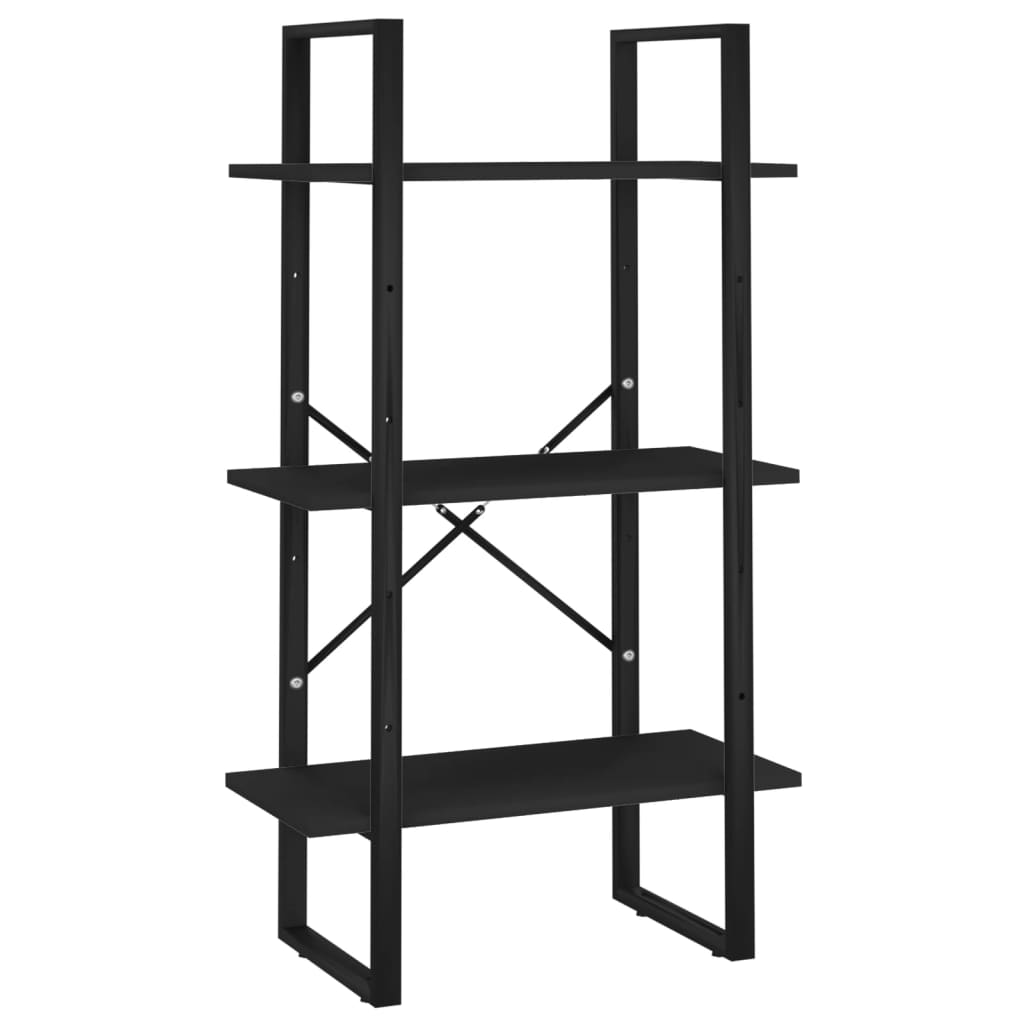 Bücherregal 5 Fächer Weiß 60x30x175 cm Holzwerkstoff