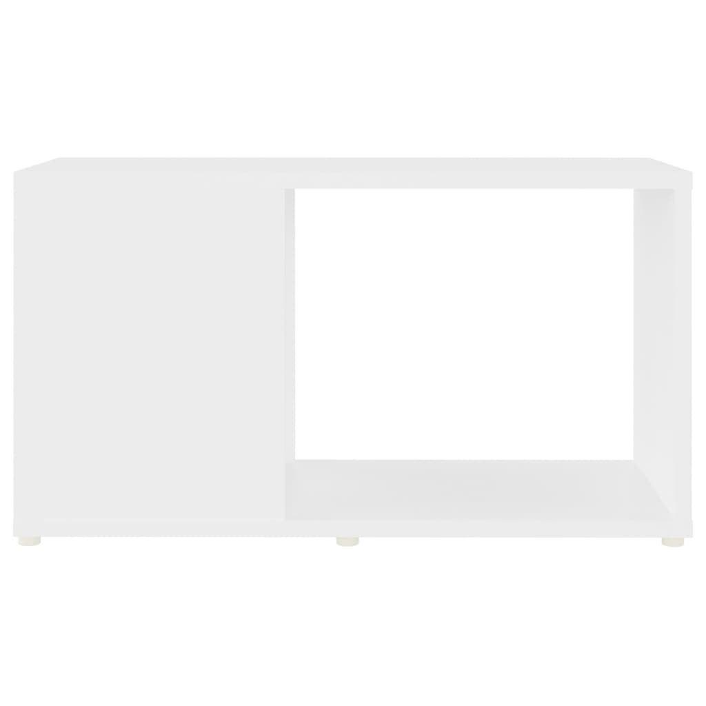 Meuble TV blanc 60x24x32 cm en bois