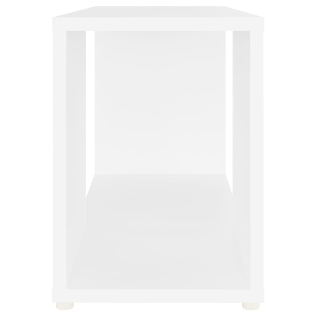 Meuble TV blanc 60x24x32 cm en bois