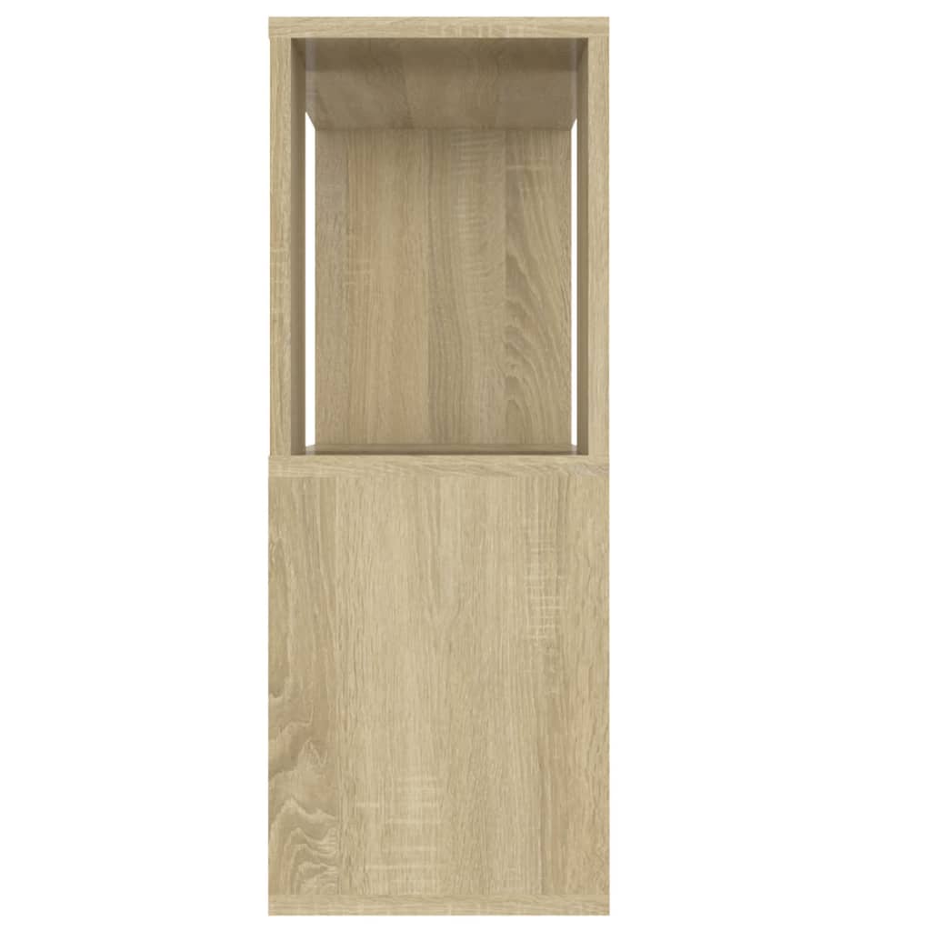 Meuble TV en chêne Sonoma 80x24x63 cm, matériau à base de bois