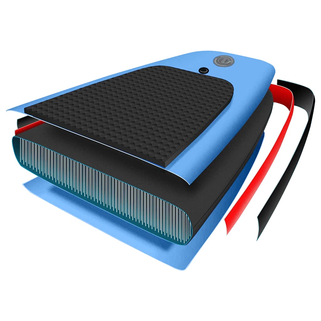 SUP board set inflatable navy blue 330x76x10 cm
