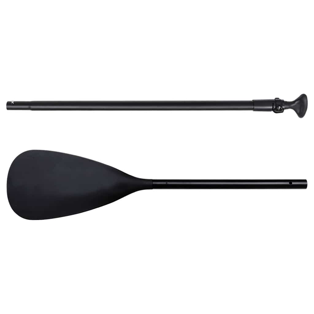 SUP Board Set Inflatable Black 330x76x10 cm