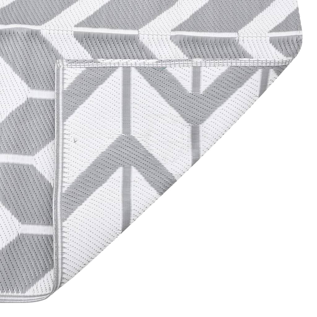 Outdoor carpet ARAKIL gray 190x290 cm PP
