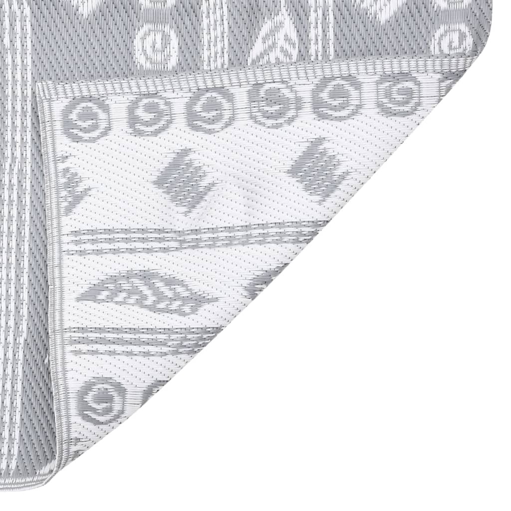 Outdoor carpet ARAKIL gray 160x230 cm PP