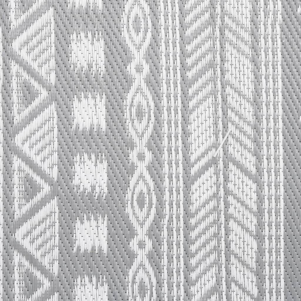 Outdoor carpet ARAKIL gray 160x230 cm PP