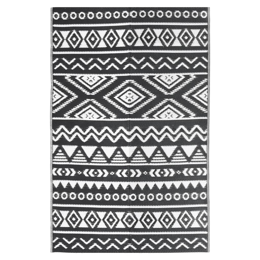 Tapis d'extérieur ARAKIL Noir 120x180 cm PP