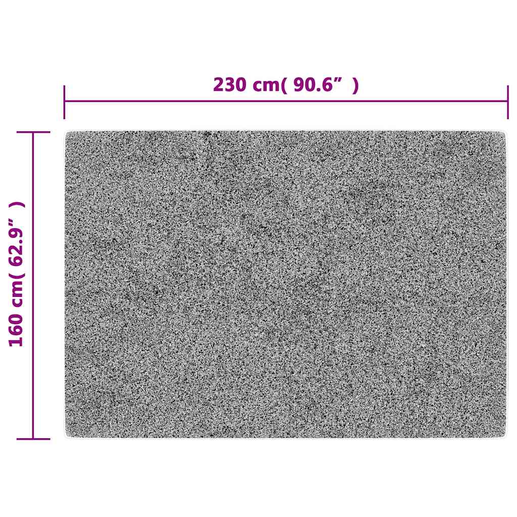 Tapis lavable noir et or 160x230 cm antidérapant