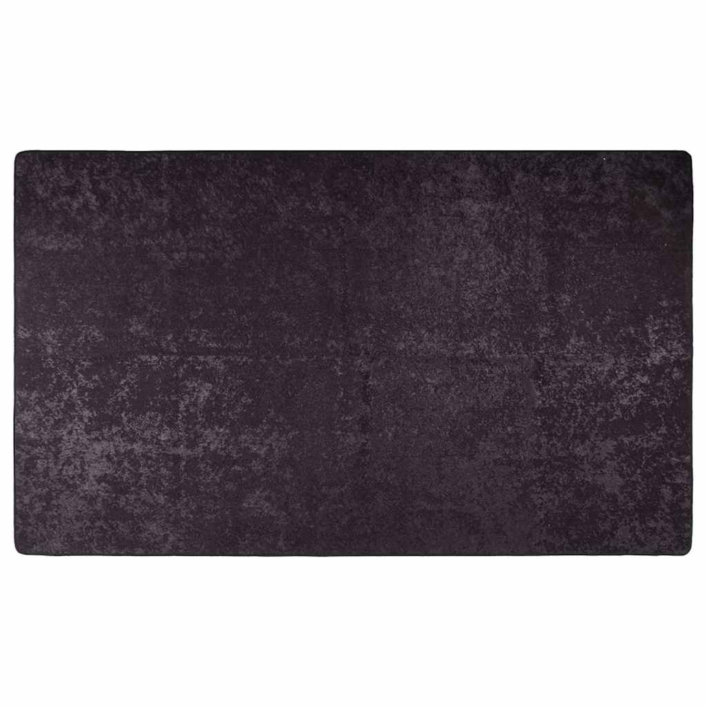 Tapis anthracite lavable 120x180 cm antidérapant