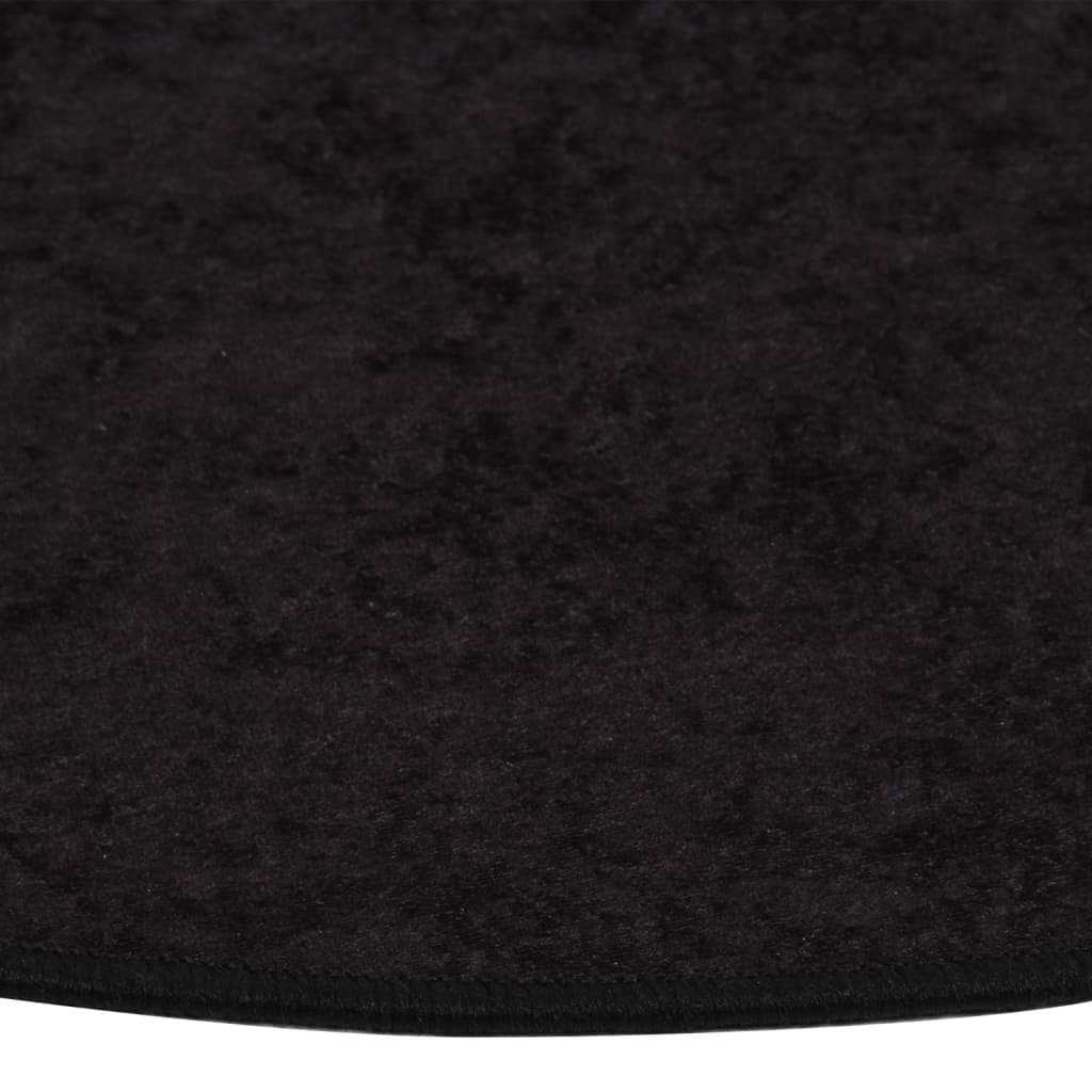 Carpet Washable Anthracite φ120 cm Non-Slip