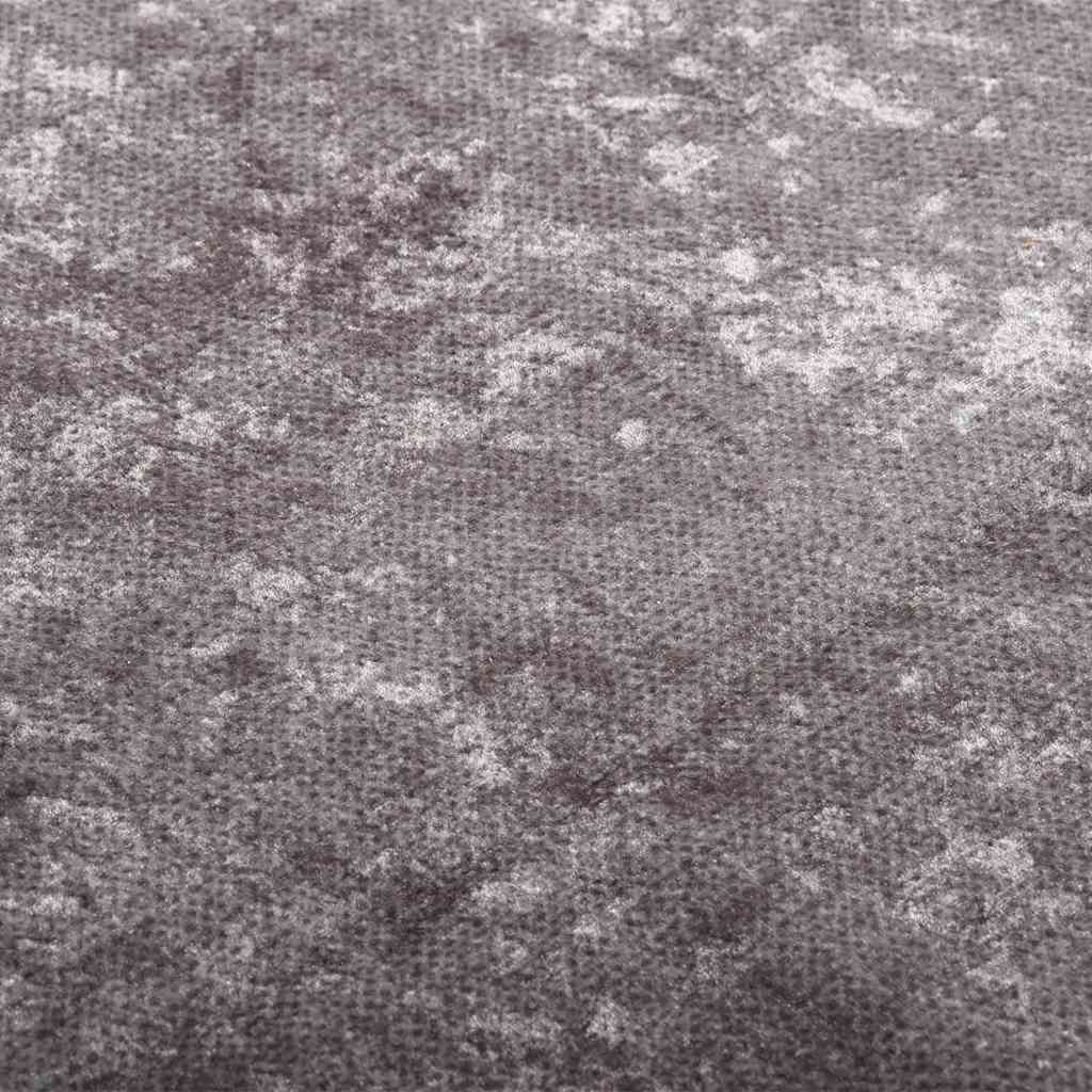 Tapis lavable gris 120x180 cm antidérapant