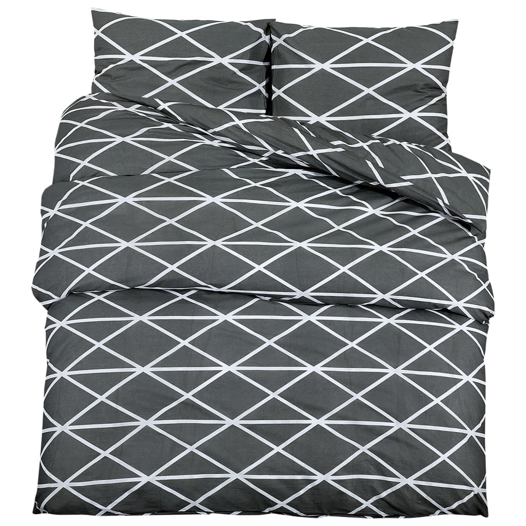 Bedding set grey 240x220 cm cotton