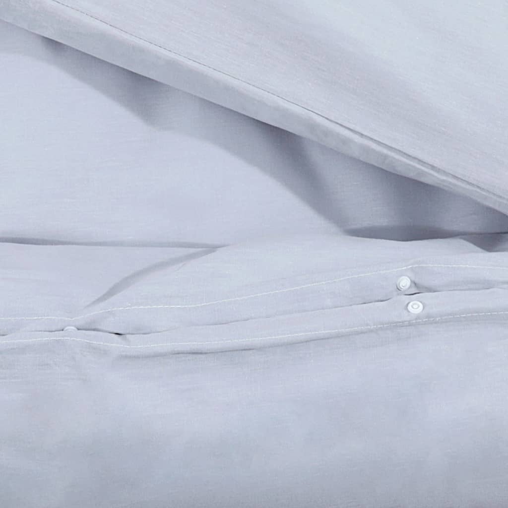 Bedding set grey 135x200 cm cotton